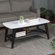 Birchwood 42 X 18 inch Faux White Coffee Table