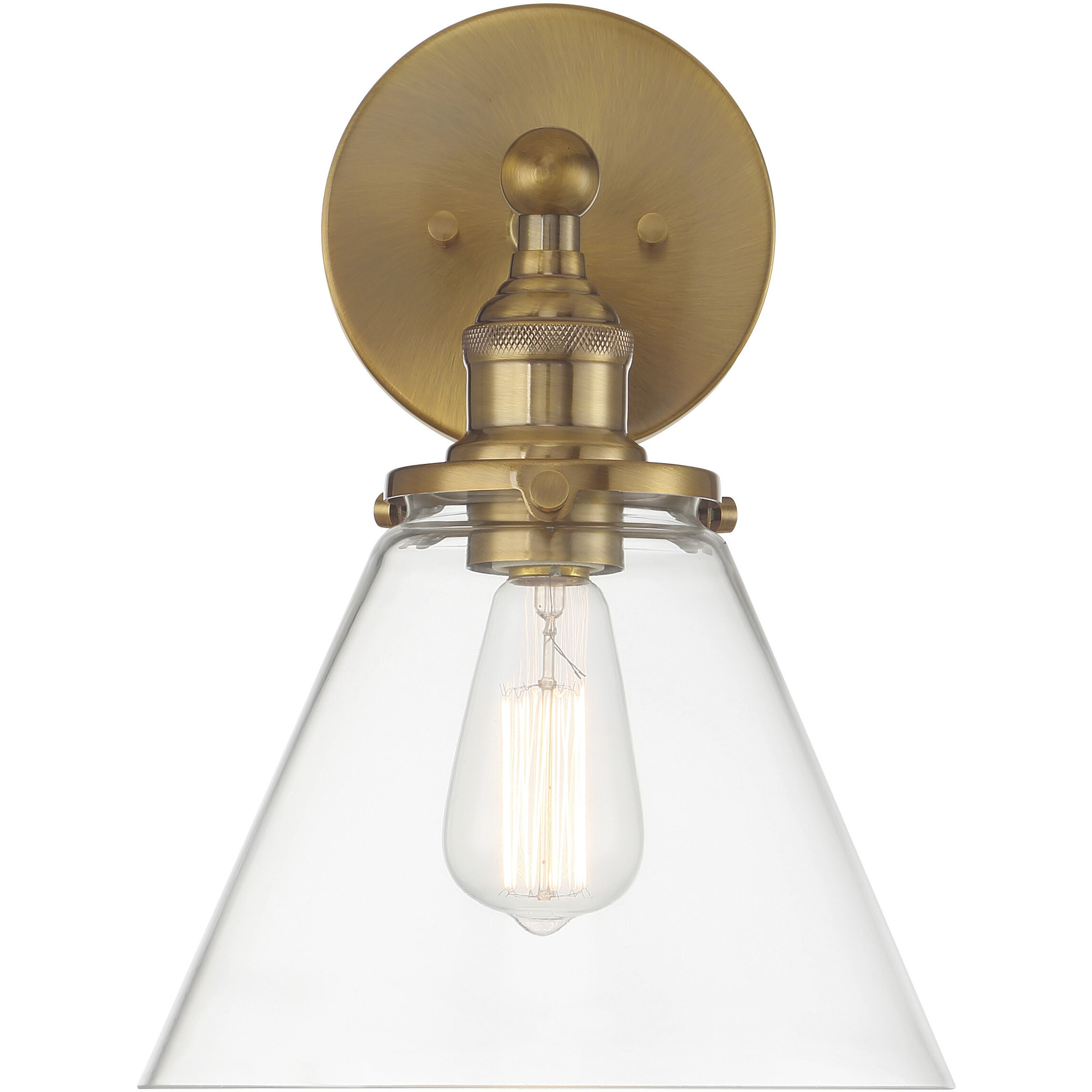 Barwell 1 Light 10 inch Oxidized Aged Brass Bath Vanity Light Wall Light