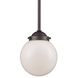 Beckett 1 Light 6 inch Oil Rubbed Bronze Mini Pendant Ceiling Light