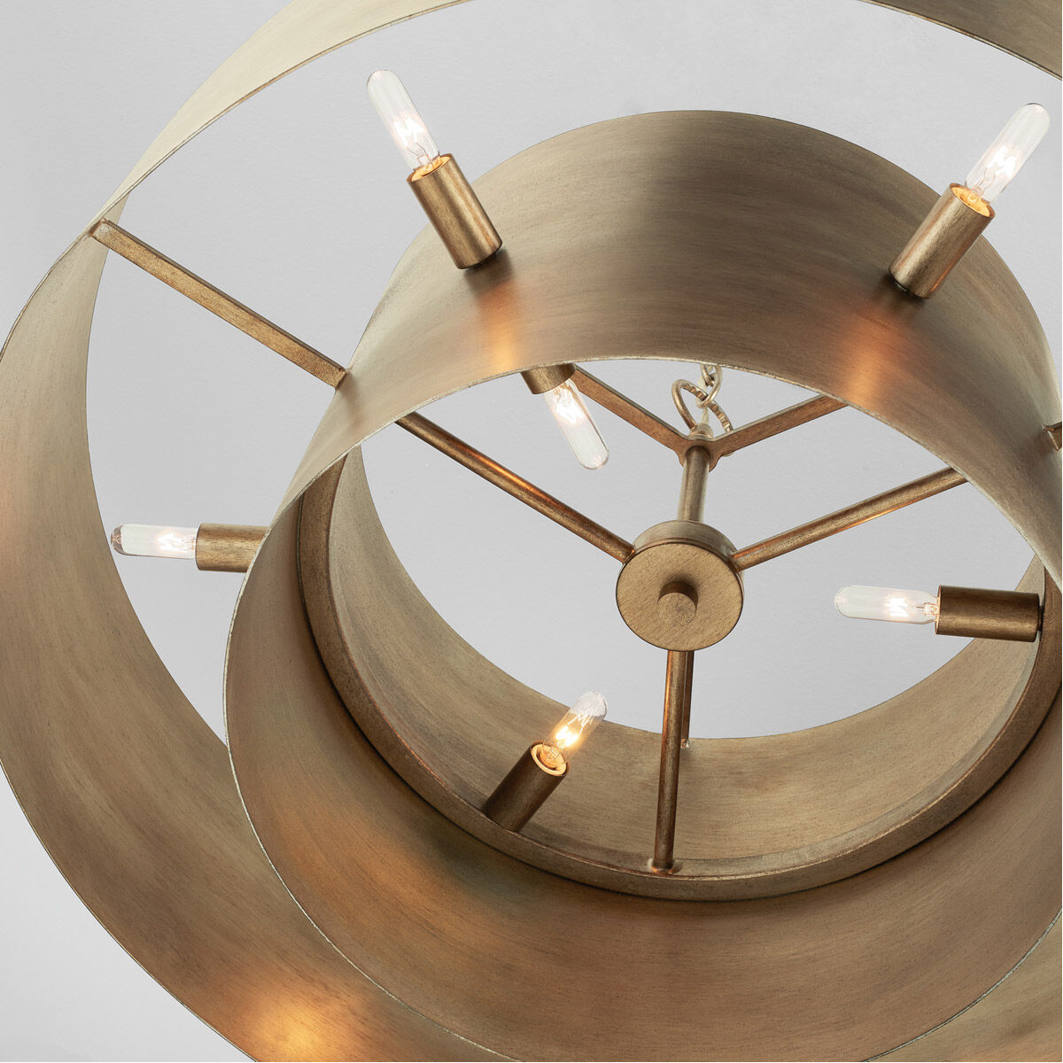 Jude 9 Light 30 inch Mystic Luster Pendant Ceiling Light 