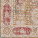Amsterdam 120 X 96 inch Mustard/Blue/Red/Light Beige Handmade Rug, Polyester and Cotton