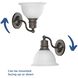 Madison 1 Light 7.63 inch Antique Bronze Bath Vanity Wall Light