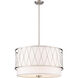 Dalton 4 Light 24 inch Brushed Nickel Pendant Ceiling Light