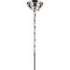 Marsailli 1 Light Polished Nickel Pendant Ceiling Light, Medium