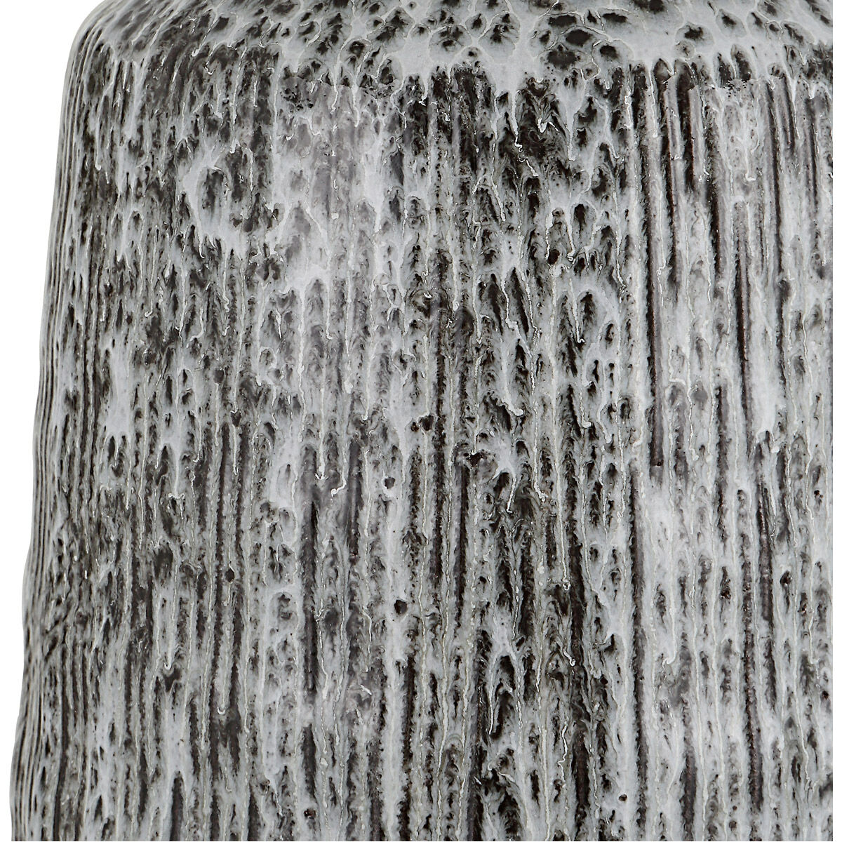 Static 27 inch 150.00 watt Black and White Glaze Table Lamp Portable Light