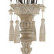 Hannah 12 Light 53 inch Rust Chandelier Ceiling Light, Large