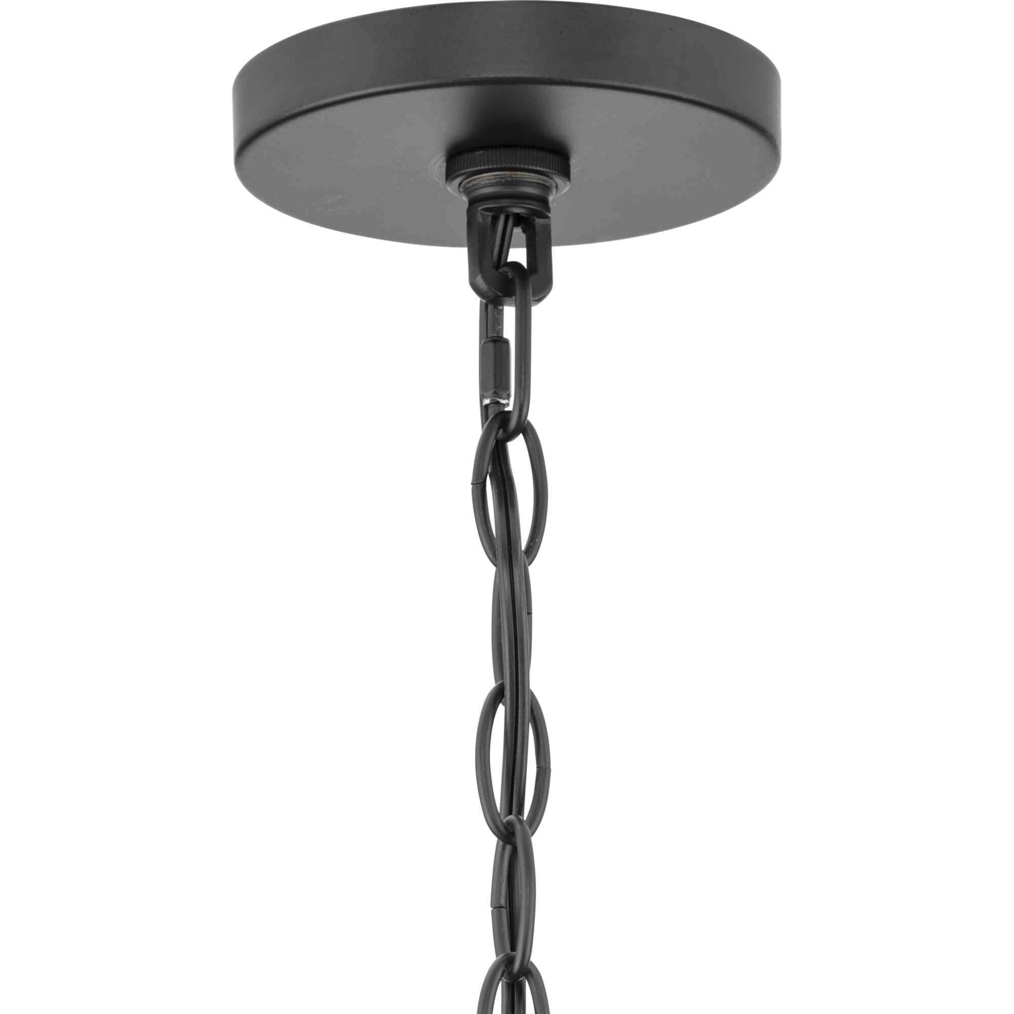 Allegheny 6 Light 32 inch Matte Black Chandelier Ceiling Light, Design Series