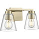 Strayhan 2 Light 13.00 inch Bathroom Vanity Light