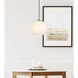Baxter 1 Light 10 inch Satin Gold Pendant Ceiling Light