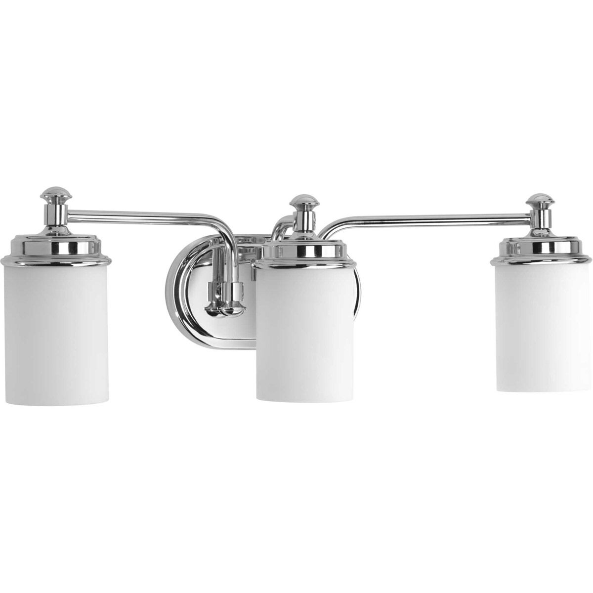 Glide 3 Light 24 inch Polished Chrome Bath Vanity Wall Light, Design Series