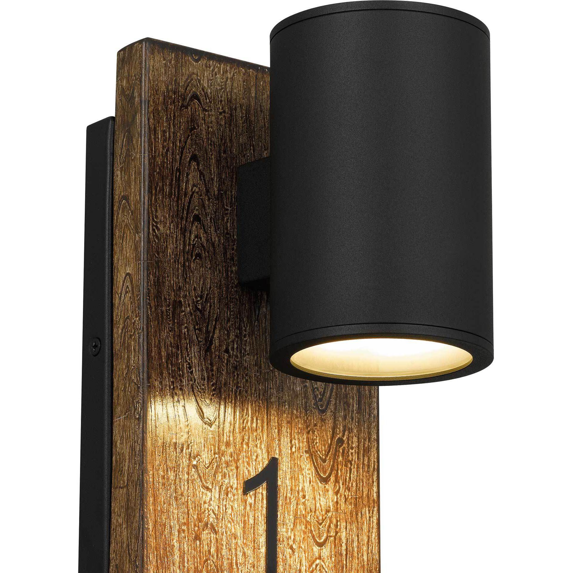 Woodone LED 26 inch Sand Black Outdoor Wall Sconce