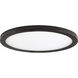 Wafer LED LED 10 inch Bronze Flush Mount Ceiling Light