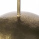 Garnet 14.5 inch Gold Hammered Pendant Light Ceiling Light