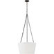 Paloma Contreras Herve 3 Light 18 inch Aged Iron Hanging Shade Ceiling Light