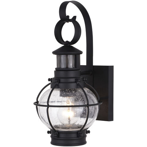 Chatham Textured Black Outdoor Motion Sensor