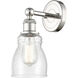 Ellery Sconce Wall Light in Polished Nickel, Seedy