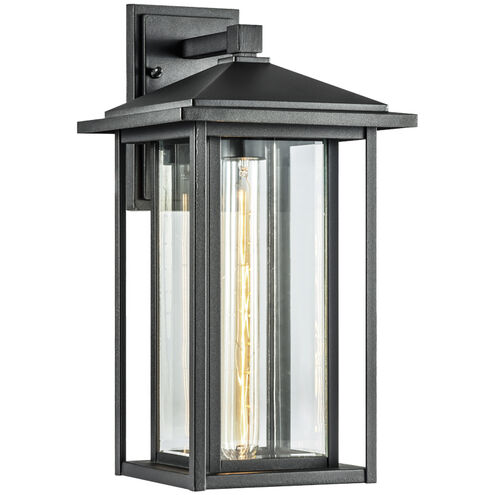 Caldwell 1 Light 17.13 inch Matte Black Outdoor Wall Light