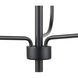 Newland 3 Light 17 inch Matte Black Chandelier Ceiling Light