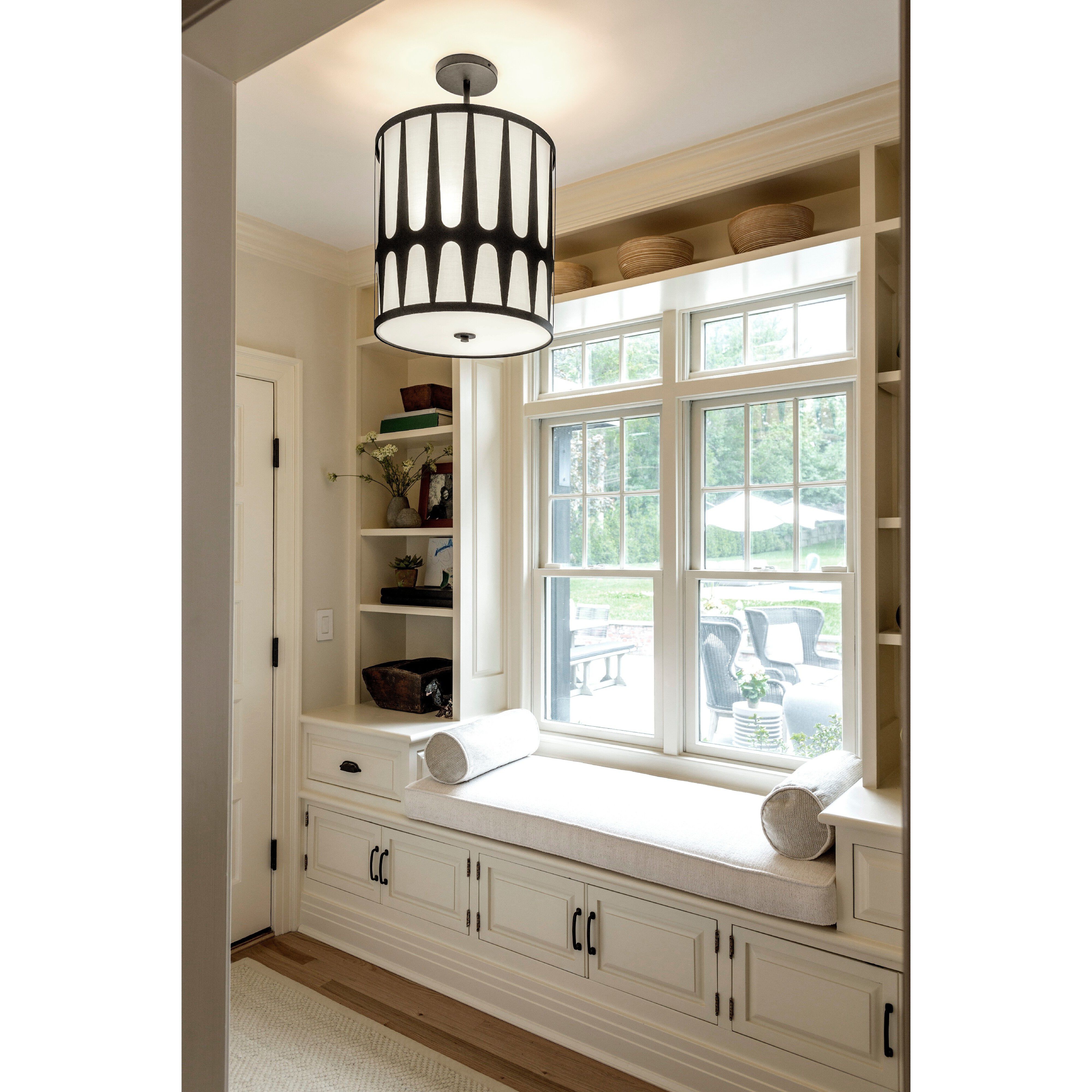 Royston Pendant Ceiling Light in Black