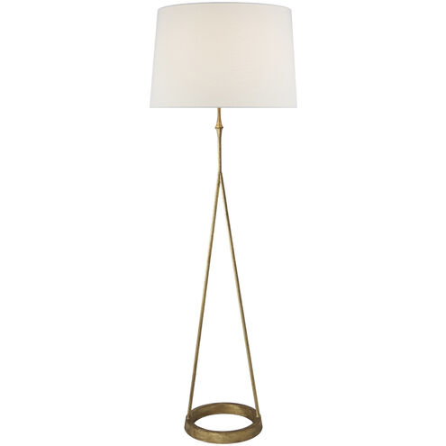Studio VC Dauphine 54 inch 150.00 watt Gilded Iron Floor Lamp Portable Light in Linen