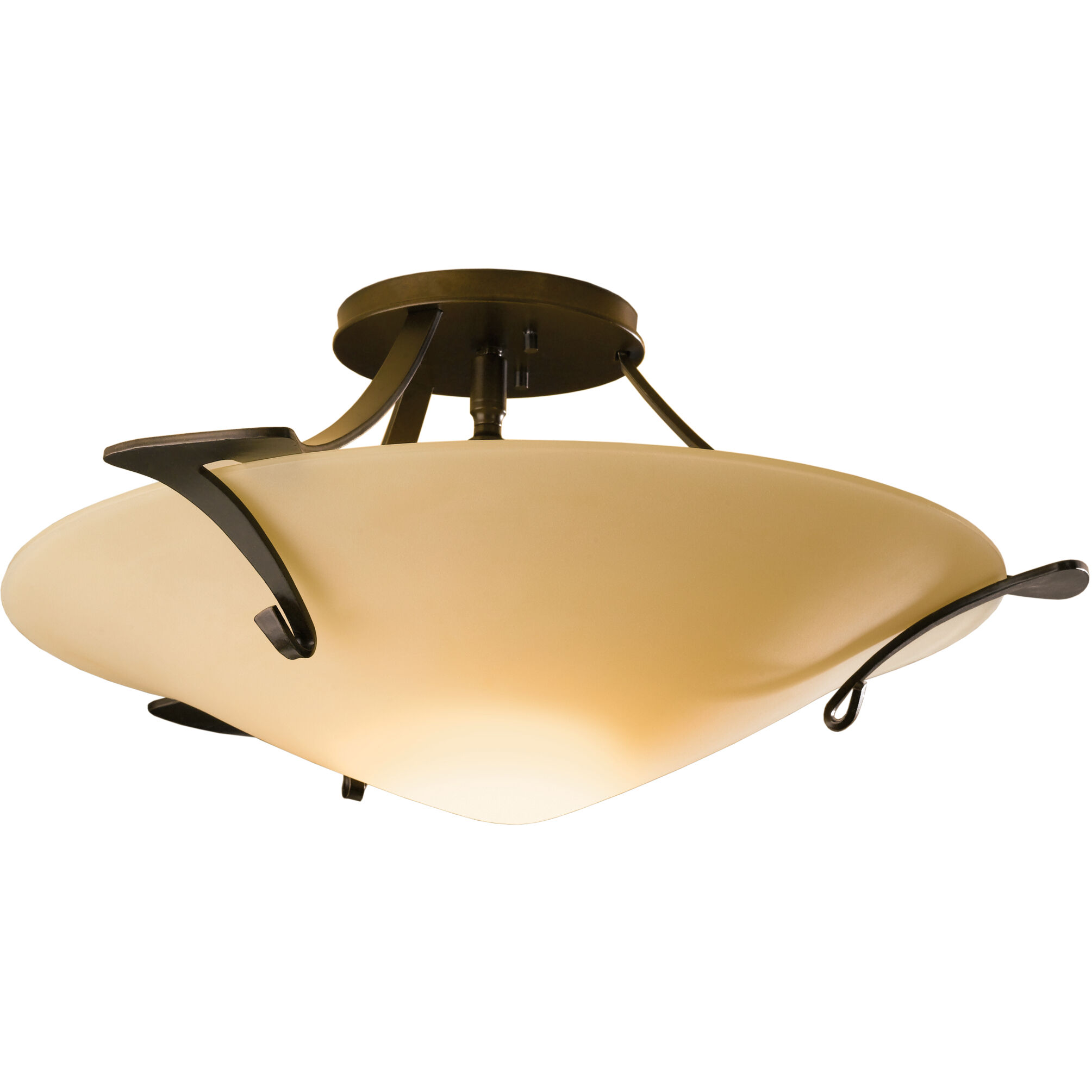 Antasia 1 Light 22.3 inch Bronze Semi-Flush Ceiling Light in Sand