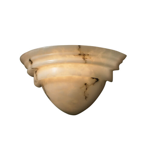 Lumenaria 2 Light 10.75 inch Faux Alabaster Wall Sconce Wall Light