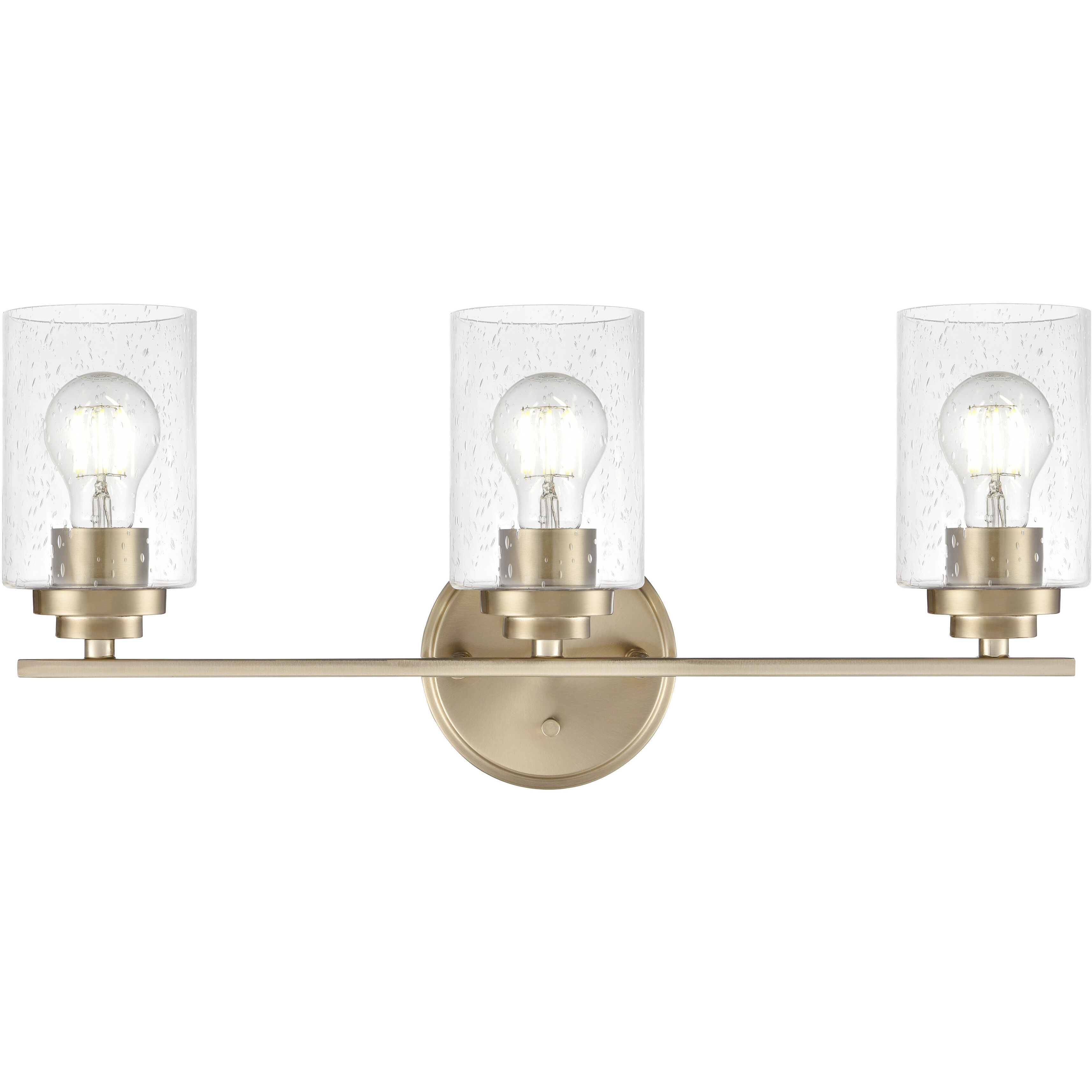 Moven 3 Light 22 inch Modern Gold Bathroom Vanity Light Wall Light
