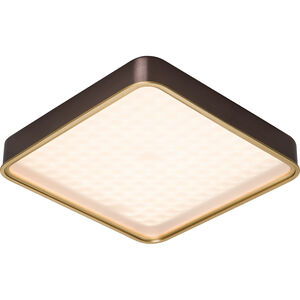 Pan 12 inch Deep Taupe Flush Mount Ceiling Light