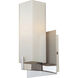 Moderno Sconce Wall Light in Satin Nickel