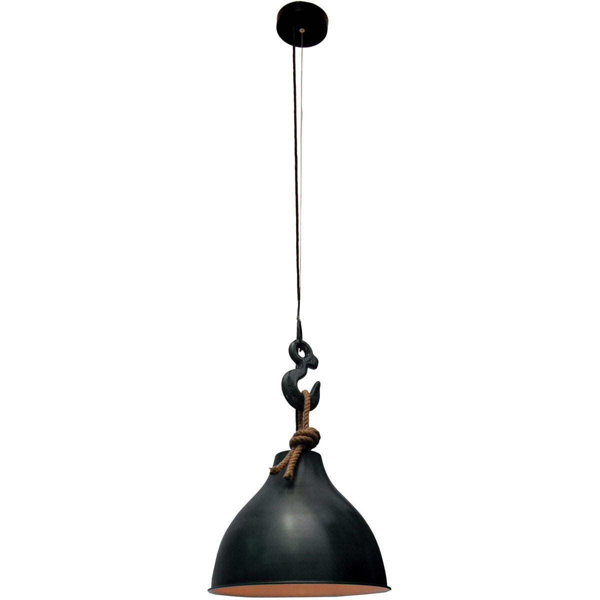 Maturin 1 Light 16 inch Antique Zinc Pendant Ceiling Light