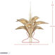 Century Palm 9 Light 38 inch Country White Chandelier Ceiling Light