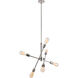 Axel 6 Light 17 inch Polished Nickel Pendant Ceiling Light