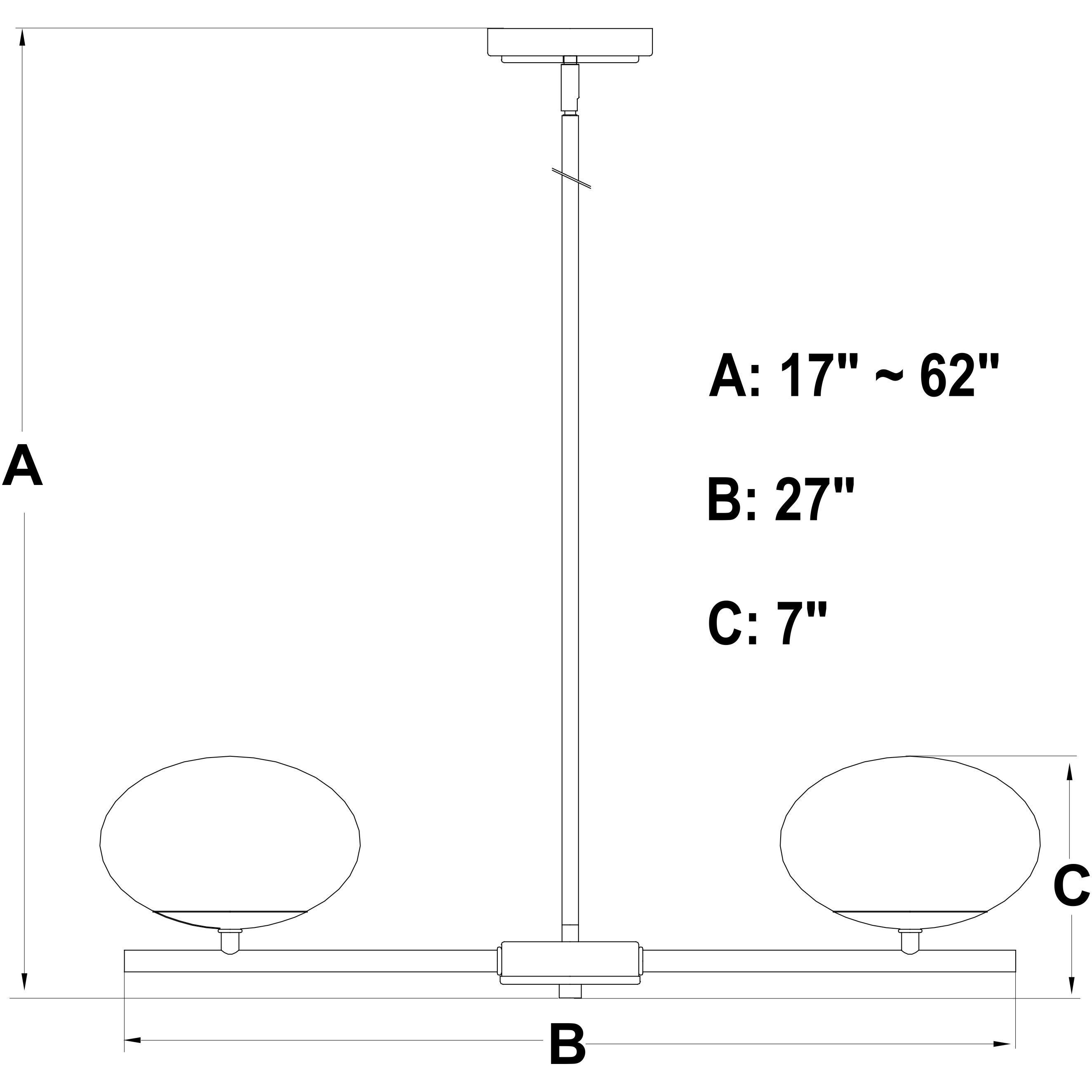 Sloane LED 27 inch Satin Brass Chandelier Ceiling Light