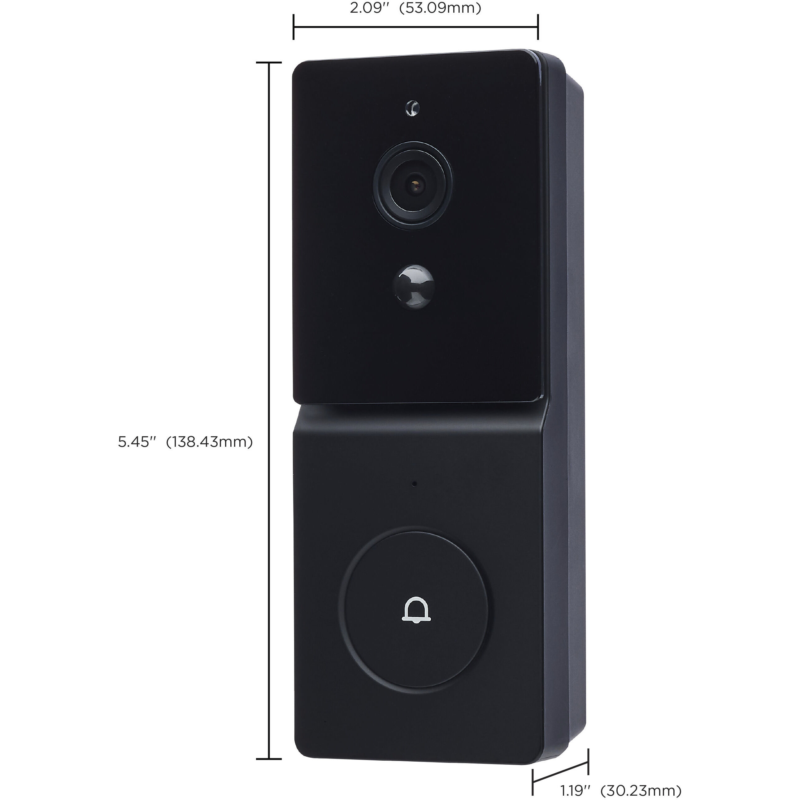 Brentwood Black Outdoor Security Light