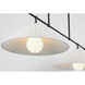 Amber Lewis Soren LED 54 inch Bronze Linear Chandelier Ceiling Light
