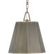 Granada 1 Light 15 inch Weathered Brass Pendant Ceiling Light