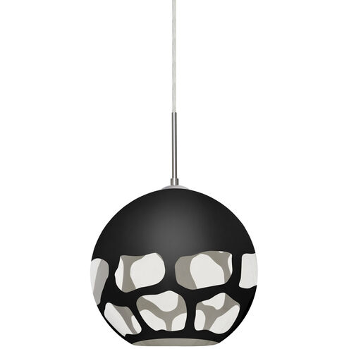 Rocky LED Satin Nickel Cord Pendant Ceiling Light