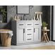 Alden 42 X 35 inch Grey Bathroom Vanity Cabinet