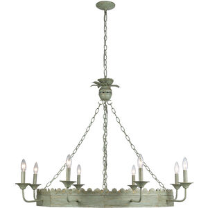 Finley 8 Light 42 inch Vintage Sage Chandelier Ceiling Light