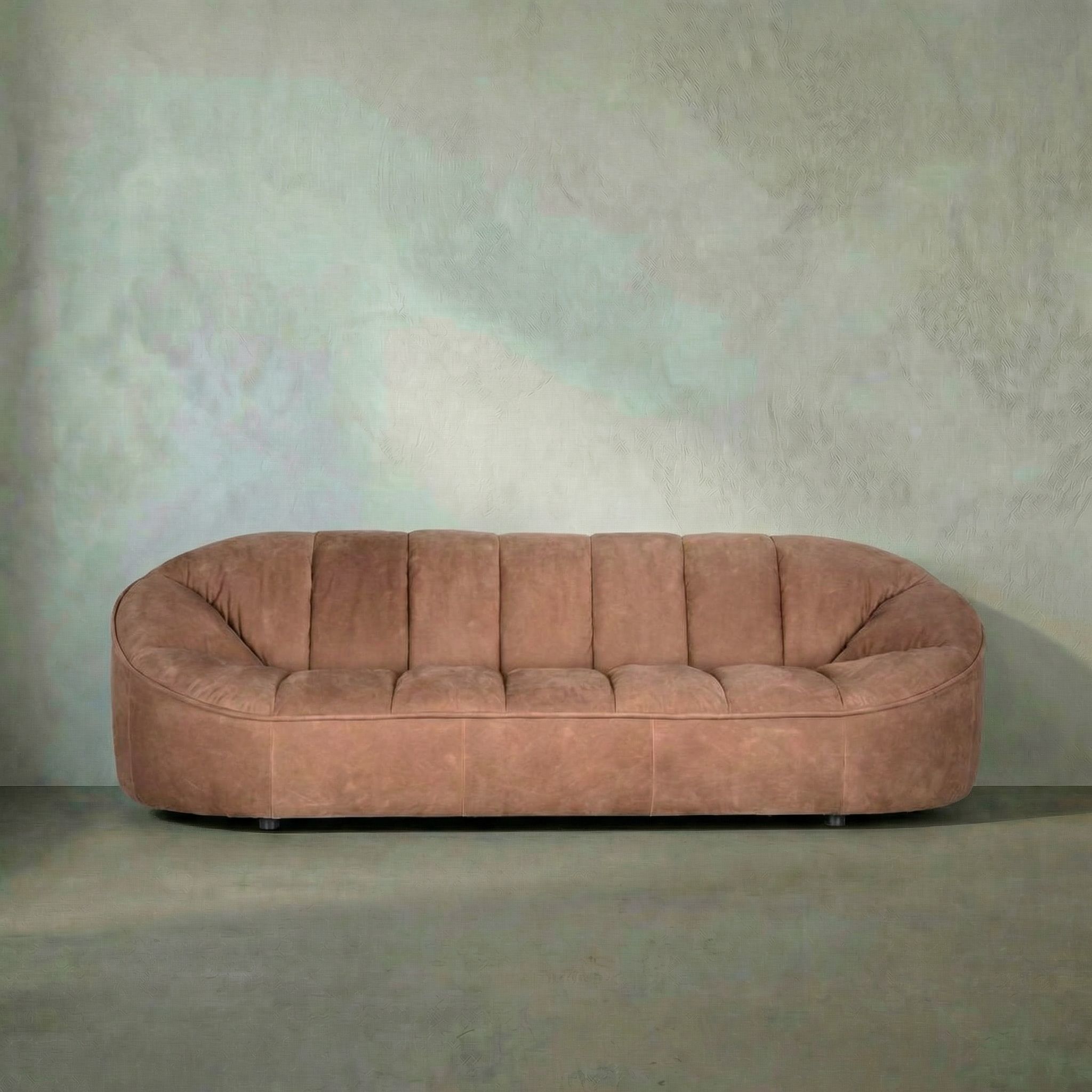 Amadeus Coris Brown Leather Sofa