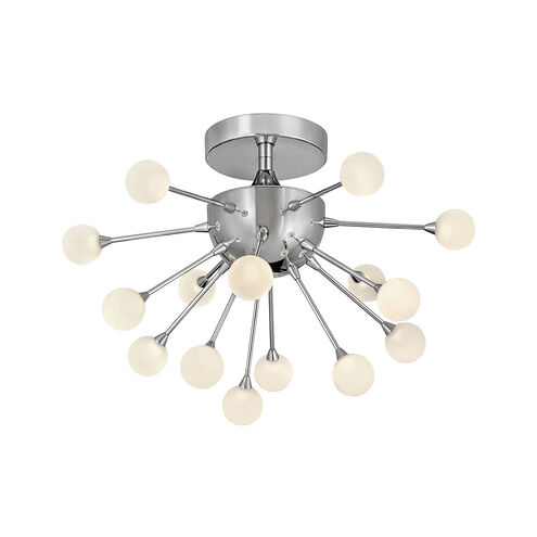 Impulse LED 15 inch Polished Chrome Semi-Flush Mount Ceiling Light