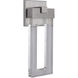 Cantrell Outdoor Wall Mount in Satin Aluminum, Medium