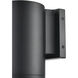 Vegas 1 Light 7 inch Matte Black Outdoor Wall Sconce