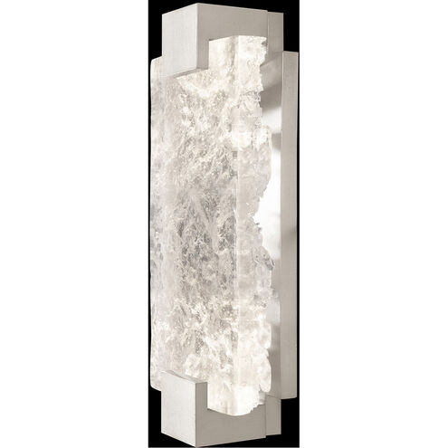 Terra 2 Light 6 inch Silver ADA Sconce Wall Light in Clear Studio Glass