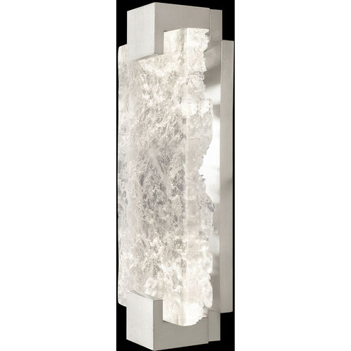 Terra 2 Light 6 inch Silver ADA Sconce Wall Light in Clear Studio Glass