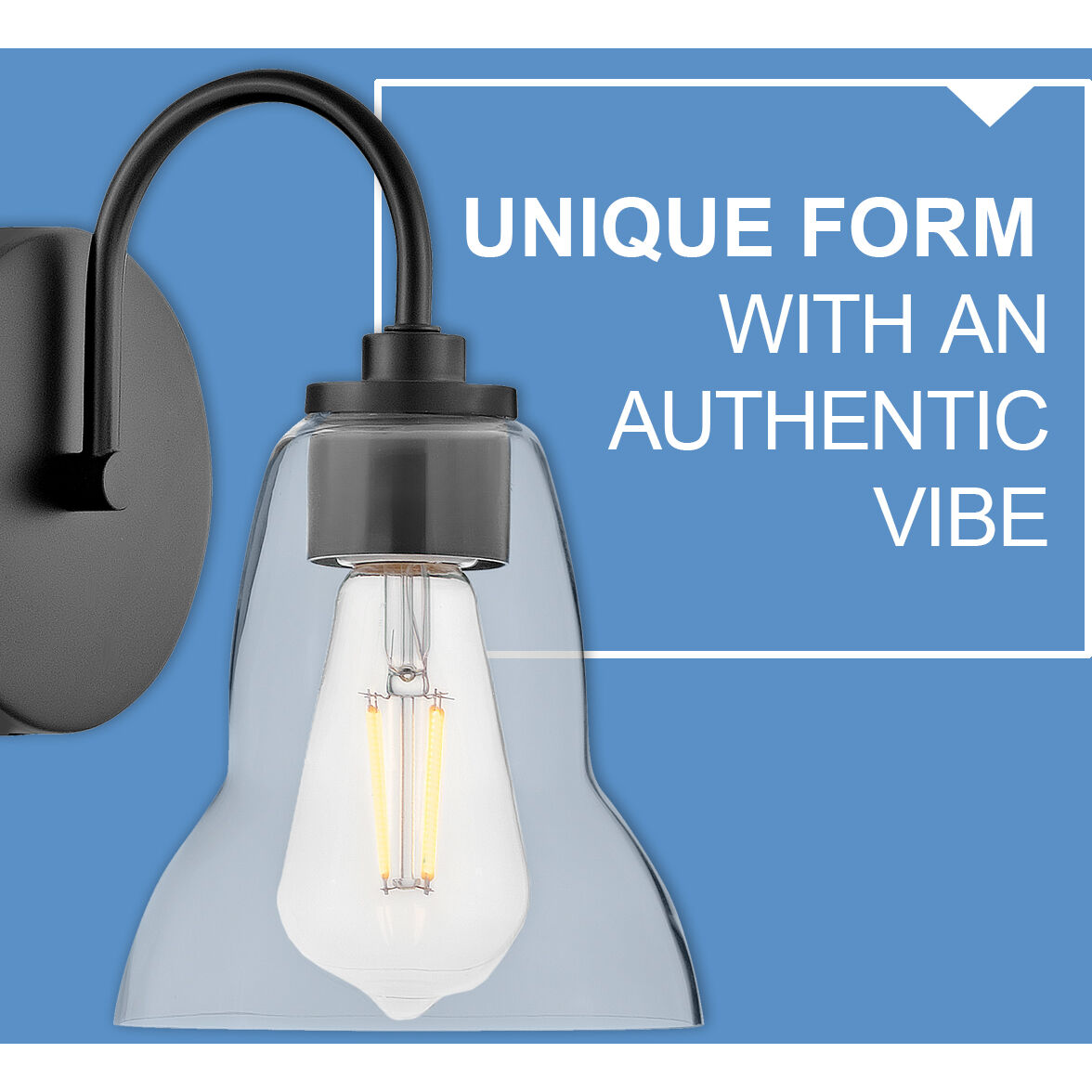 Vera LED 15 inch Black Bath Light Wall Light