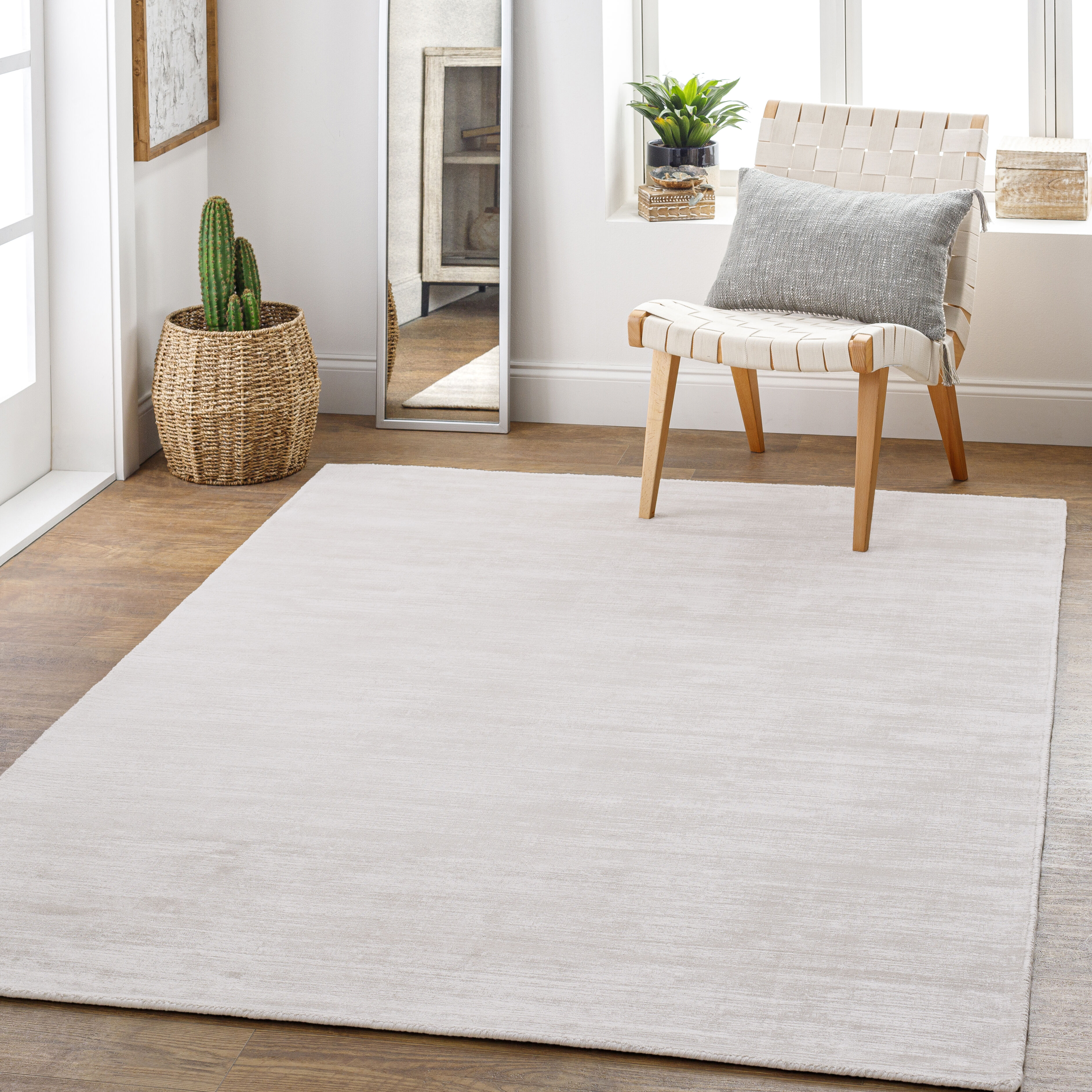 Viola 120 X 96 inch Medium Gray Rug in 8 x 10, Rectangle