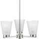 Tanner 3 Light 16.62 inch Brushed Nickel Chandelier Ceiling Light