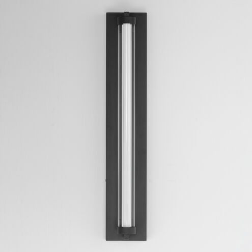 Fuse LED 4.75 inch Black and Gold Outdoor Wall Mount