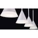Albion LED 19 inch White Chandelier Ceiling Light
